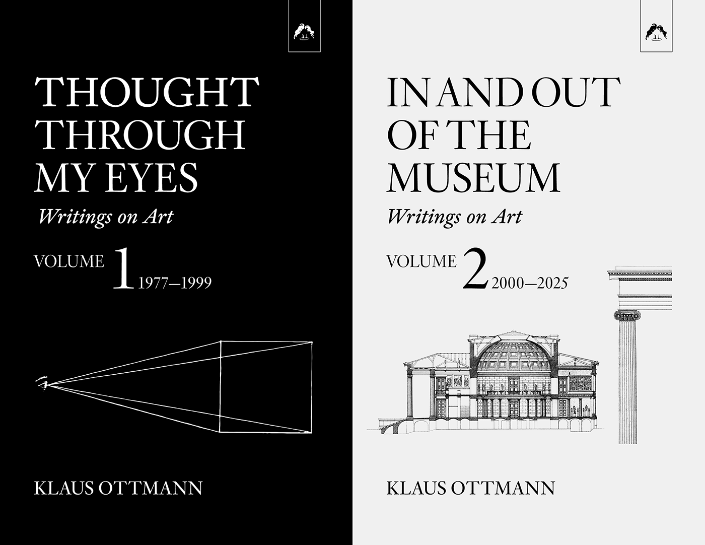 Covers of writings on art