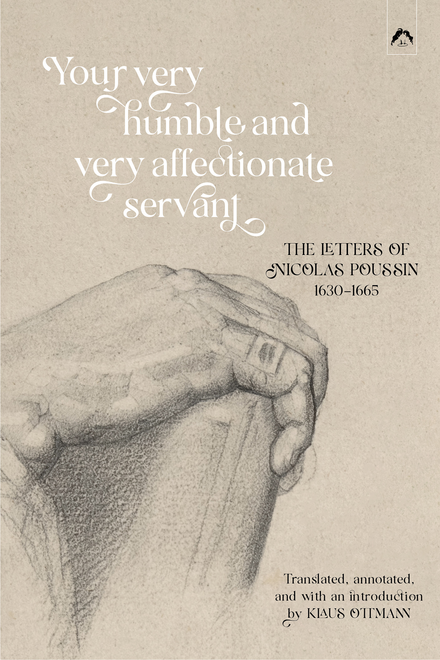 Cover with Seurat's drawing of Poussin's hand